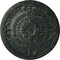 Ekena Millwork Athens Ceiling Medallion (Fits Canopies up to 3 5/8"), 26 1/4"OD x 3 1/4"P, Painted Turtle Crackle CM27ATPTC - alternate 1